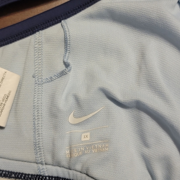 Nike 2 Piece Blue/White Tankini Swim Set - Picture 6 of 6